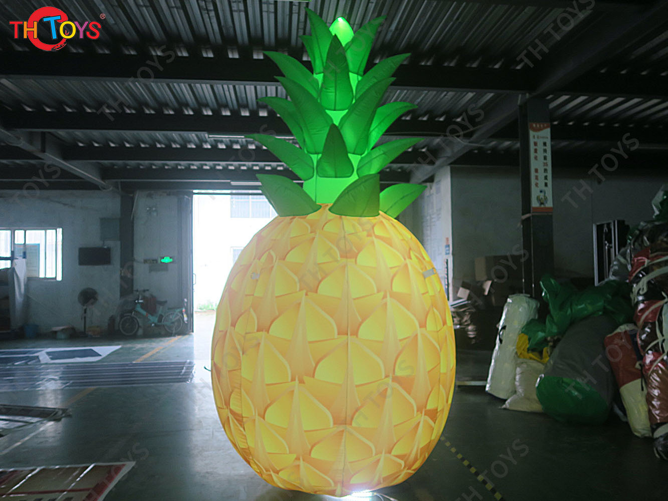 Outdoor Advertising Giant Inflatable Pineapple Fruit Model