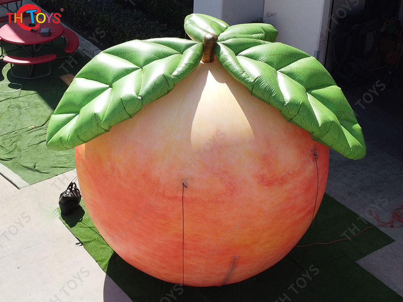 Outdoor Advertising Giant Inflatable Peach Fruit Model