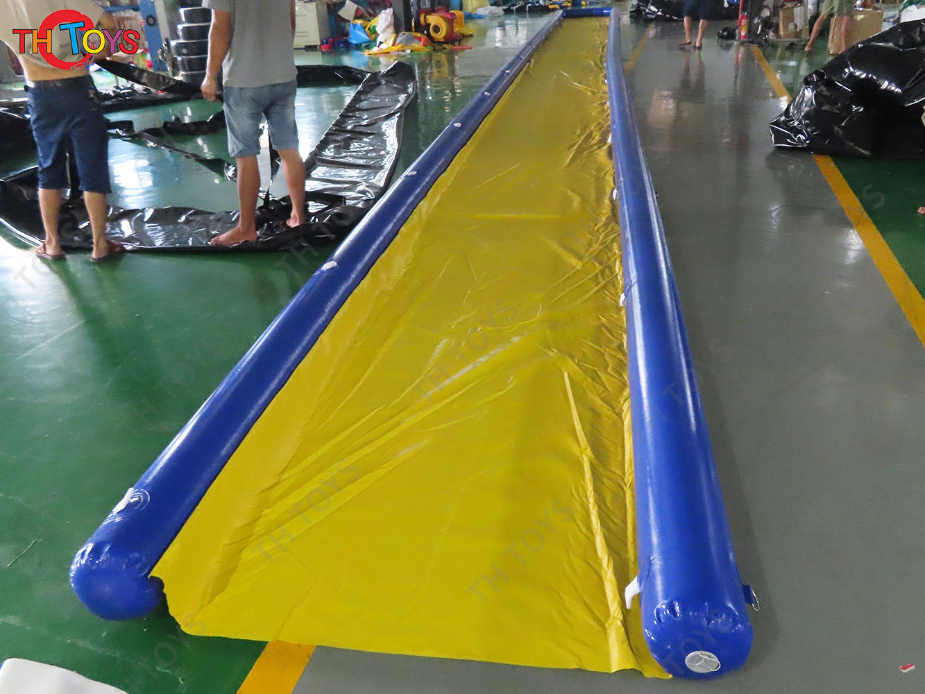 10m/15m/20m Custom Made Inflatable Slip Slides for Adults and Kids City Fun Playground Air Tight Inflatable Water Slide