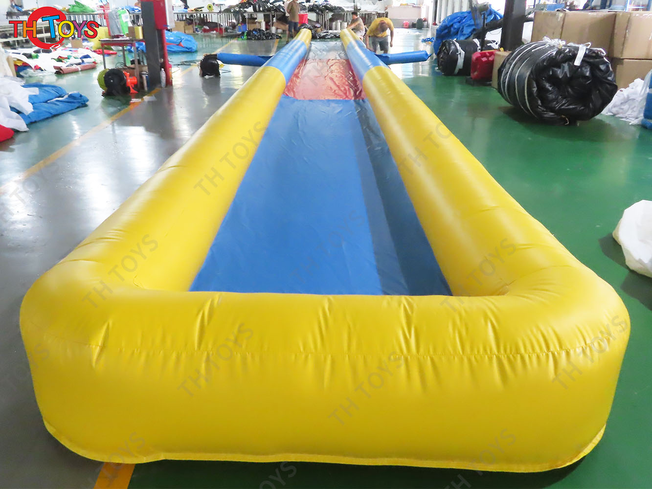 10m/15m/20m Custom Made Inflatable Slip Slides for Adults and Kids City Fun Playground Air Tight Inflatable Water Slide