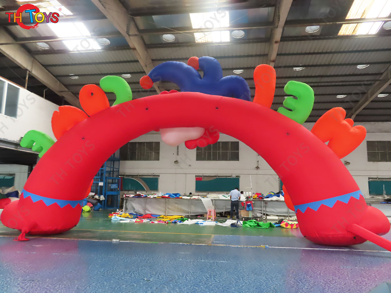 Clown Theme Inflatable Arch for Advertising Birthday Carnival Parties Decoration Inflatable Archway Gate for Celebration