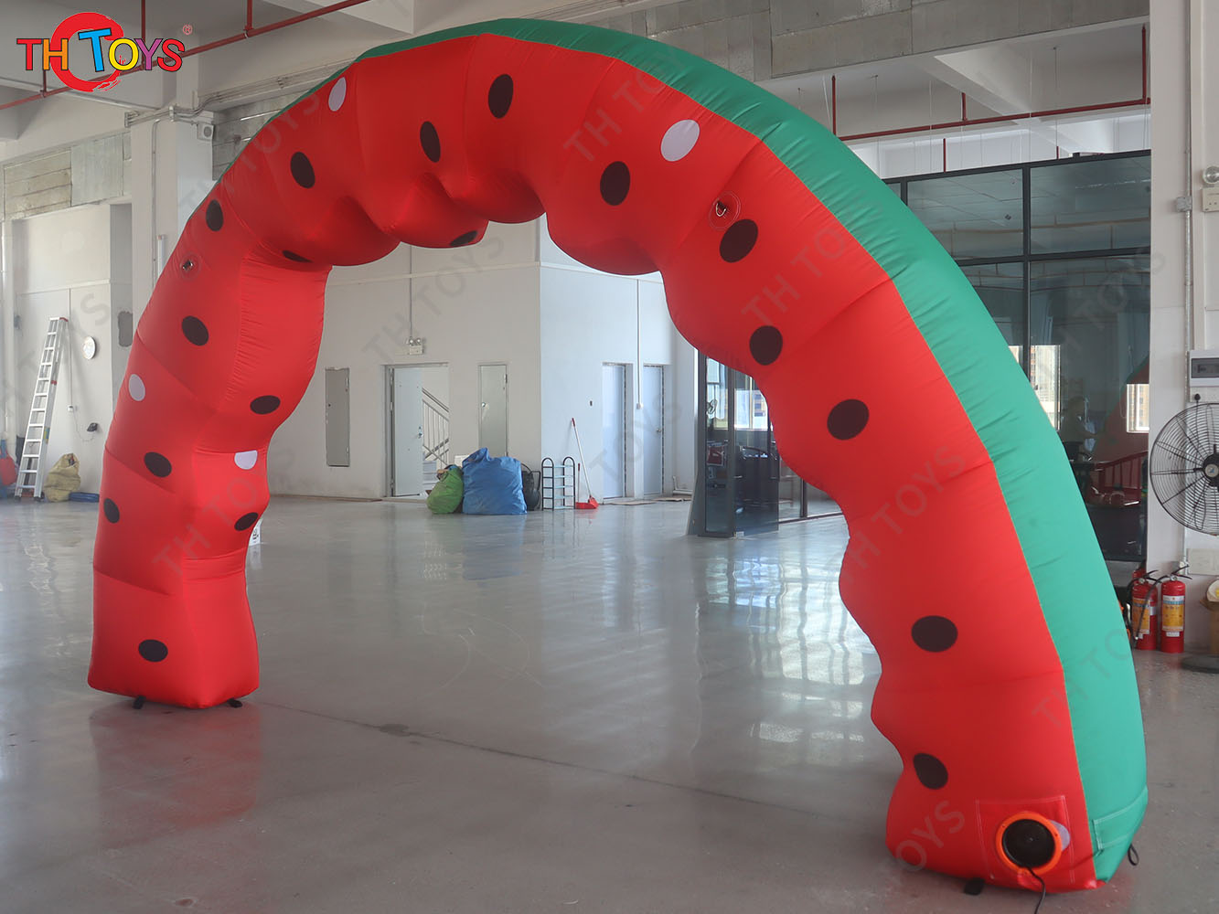 3m/4m/5m Custom Made Inflatable Watermelon Archway Outdoor Decorative Inflatable Entrance Arch Fruits Promotion