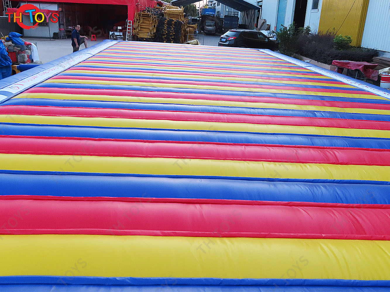 Kids N adults big bounce Pad inflatable jumping Trampoline Mat