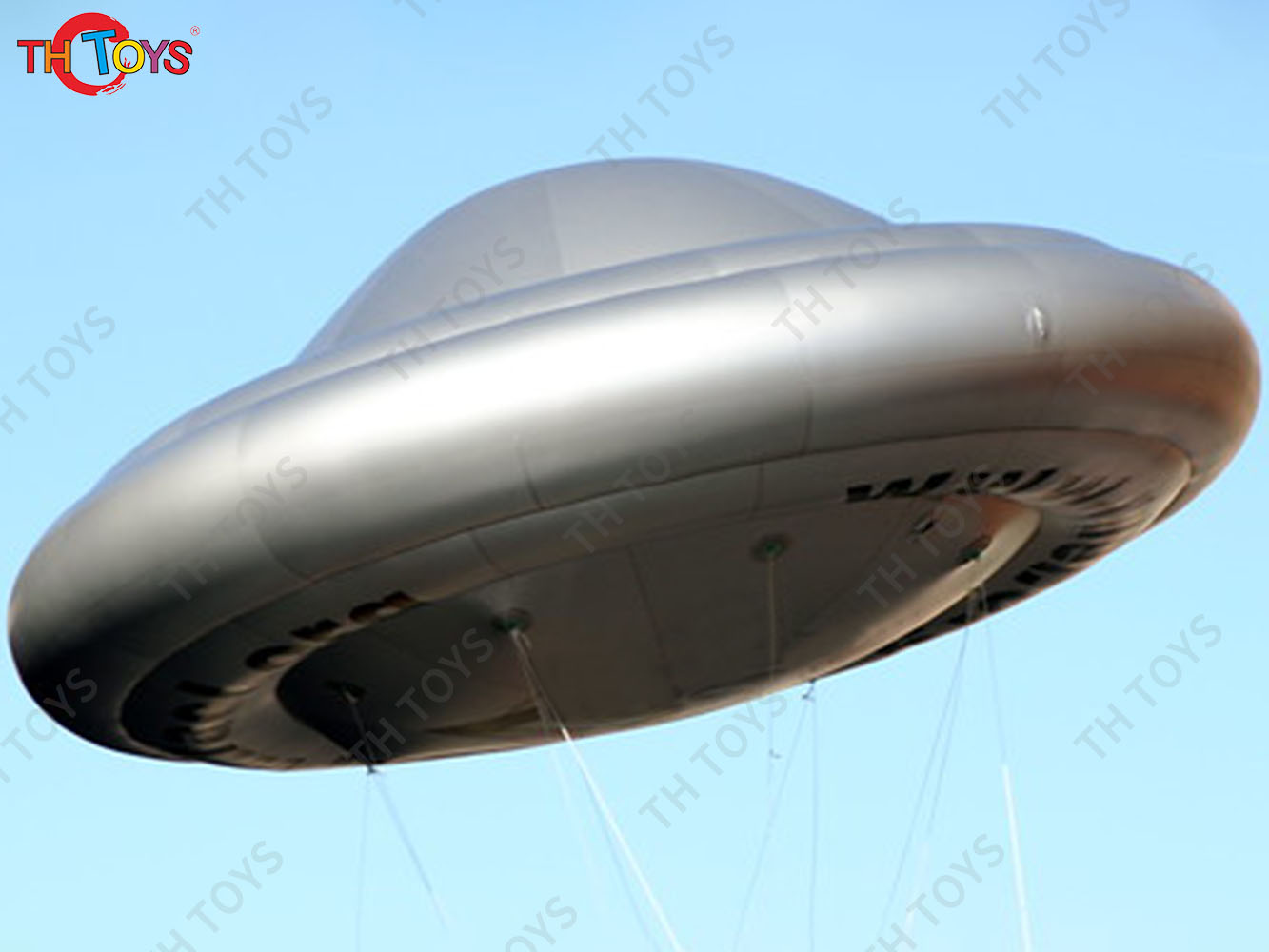 Giant Alien Inflatable UFO Flying Saucer Balloon Inflatable UFO Spaceship With Led Light Party Ideas Hanging Decorative Props