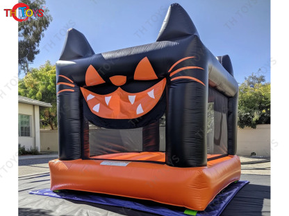 New Halloween Inflatable Castle Bouncy House pumpkin jumper house for sale