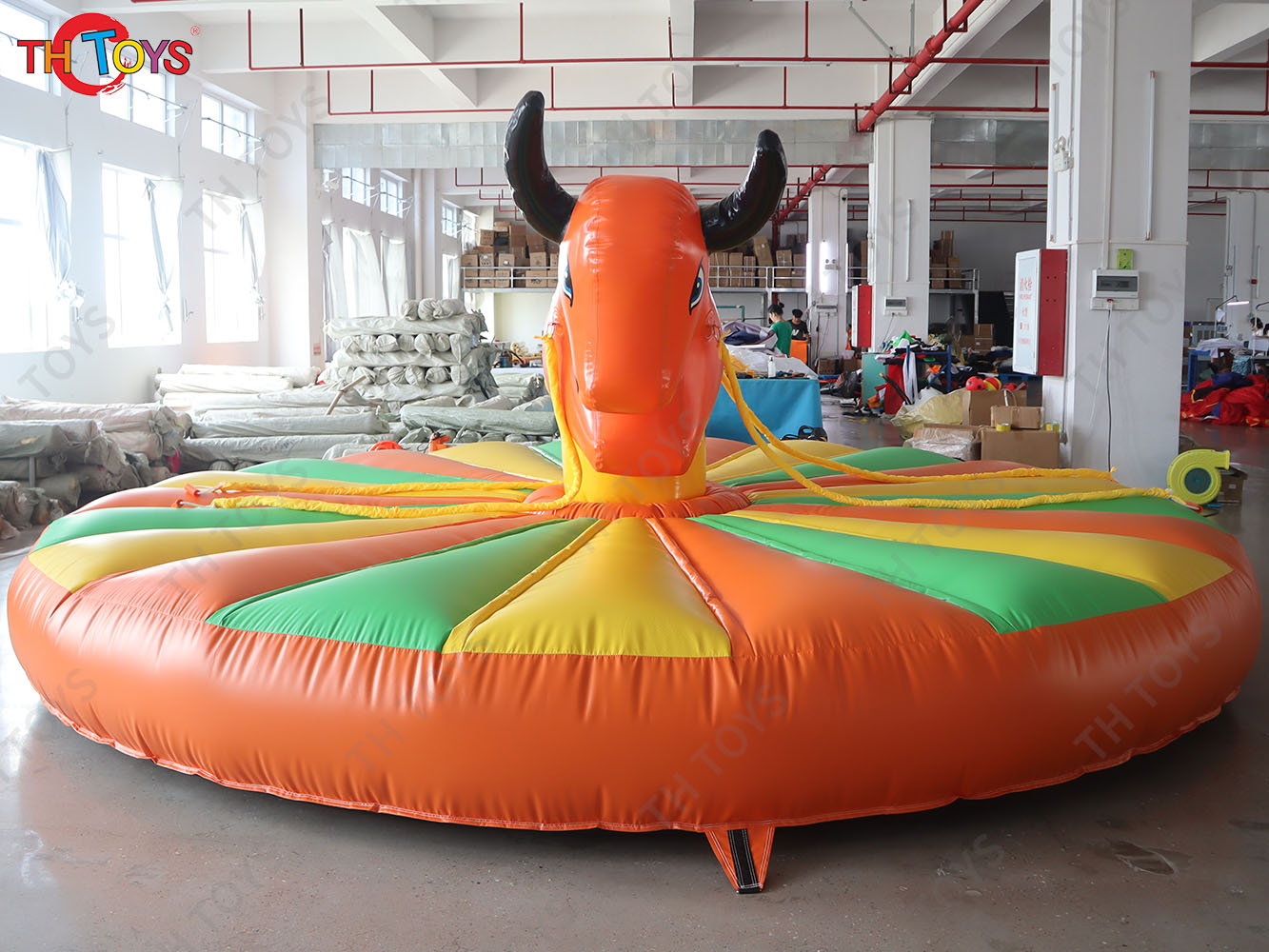 human inflatable bull ride game,pull-riding rodeo game inflatable, inflatable bull fighting carnival game