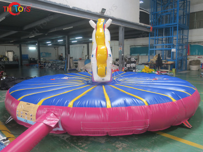 Inflatable Manual Human Bull Riding Sport Game pull-riding rodeo game inflatable bull fighting carnival Game