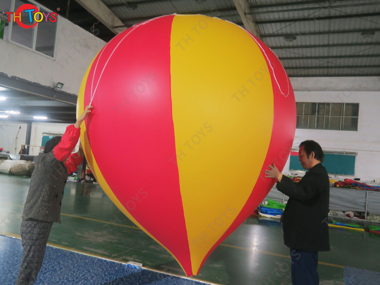 Fast Shipping 2.5mH Waterdrop Air Balloon Inflatable Helium Balloon for Nightclub Party Stage Decoration