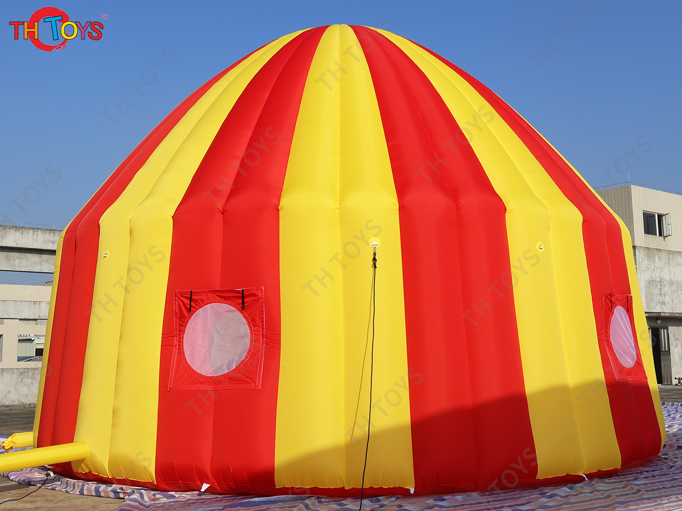 10m fashion Portable Inflatable Yurt Tent,outdoor Geodesic Dome Circus Tent Giant Temporary Shelter Igloo Tent For Sale