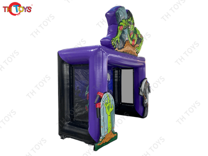 Inflatable Zombie Attack Axe Throwing And Archery Shooting Game