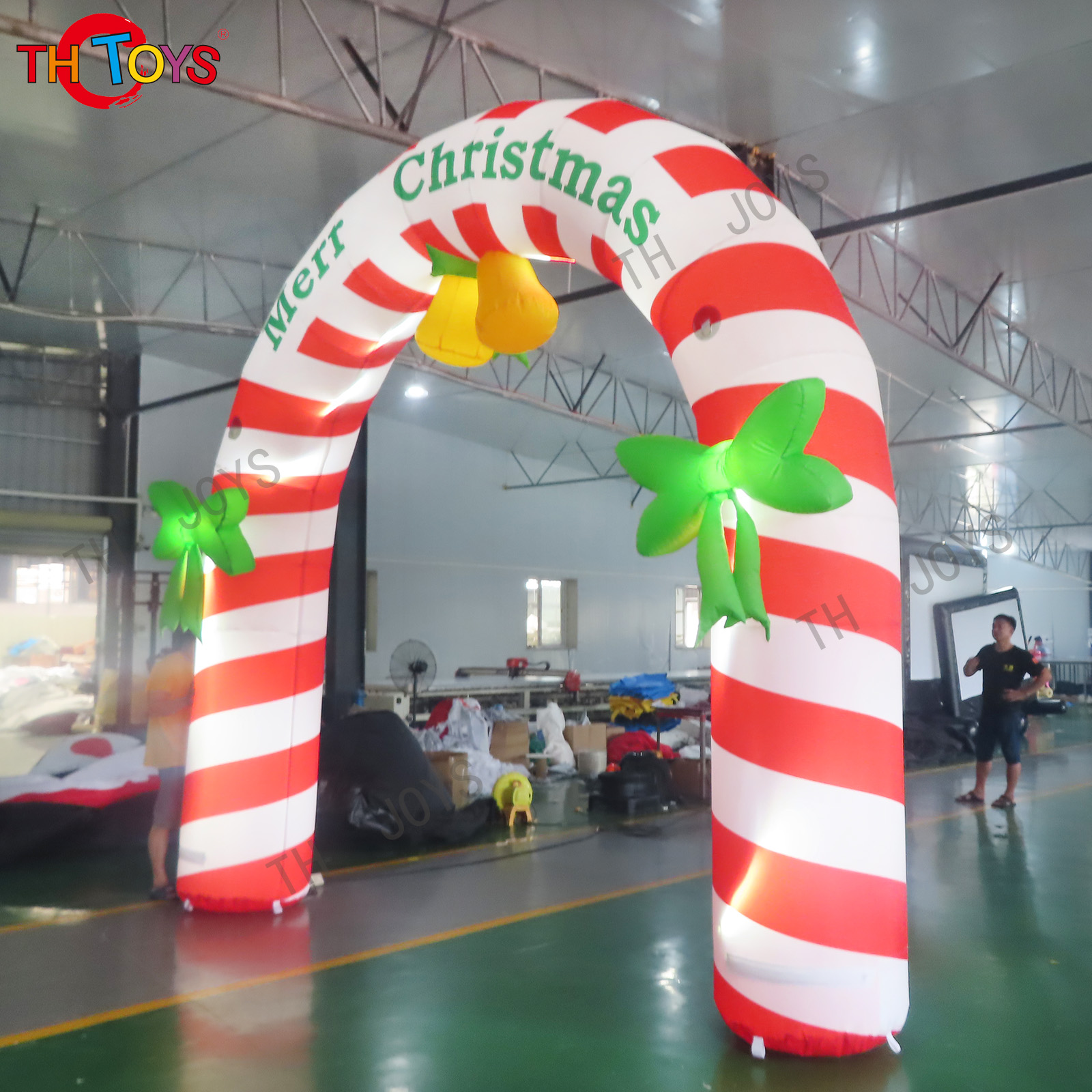 Commercial grade advertising inflables navidenos exterior party event archways inflatable christmas arch