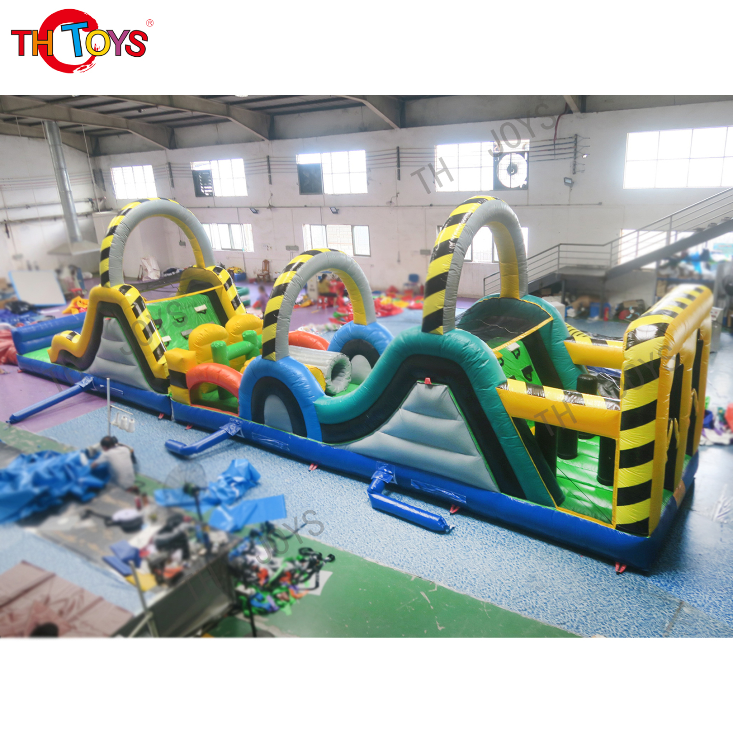 Inflatable Obstacle Course Sports Games-10