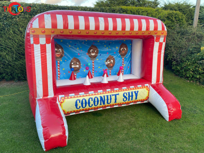 Inflatable Interactive Games Inflatable Shooting Range Sport Game Kids Carnival Darts Shooting Toys