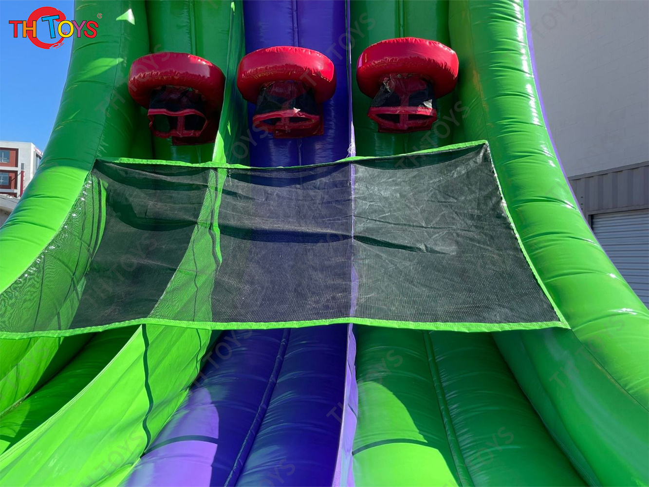2.5x3.5m Tall Zombie Basketball Challenge Inflatable Basketball Hoop Game