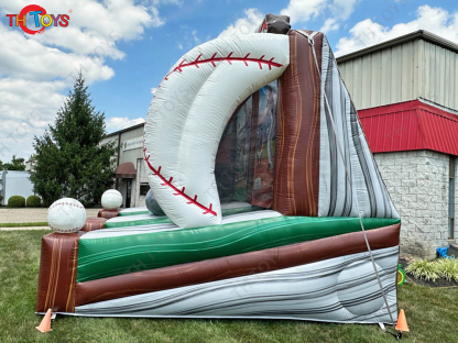 Outdoor Inflatable Carnival Game Strike 3 Baseball Challenge Sport Game