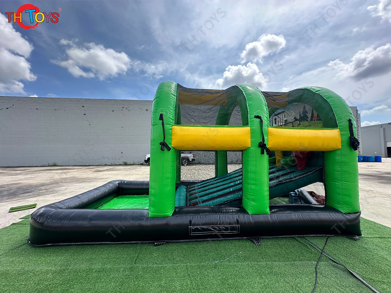 Funny Chip Shot Commercial Interactive Inflatable Sports Carnival Game