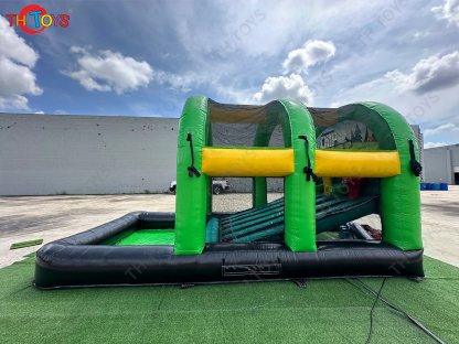 Funny Chip Shot Commercial Interactive Inflatable Sports Carnival Game