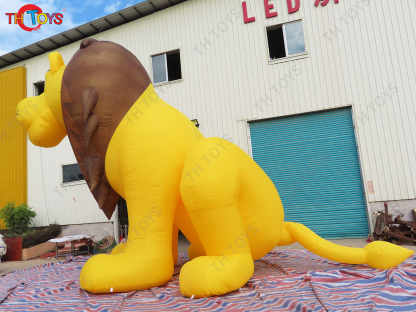 Giant Inflatable Lion Replica Model Animal Cartoon Lion for Outdoor Commercial Advertising Decoration