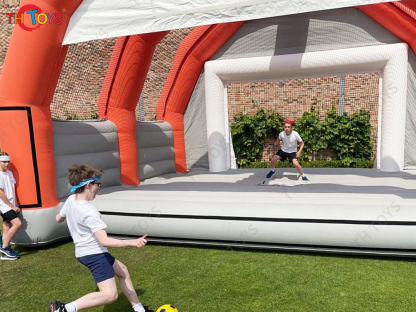 Bouncy Goalkeeper Sports Inflatables Commercial Inflatable Soccer Goal Football Shoot Out Game with Blower