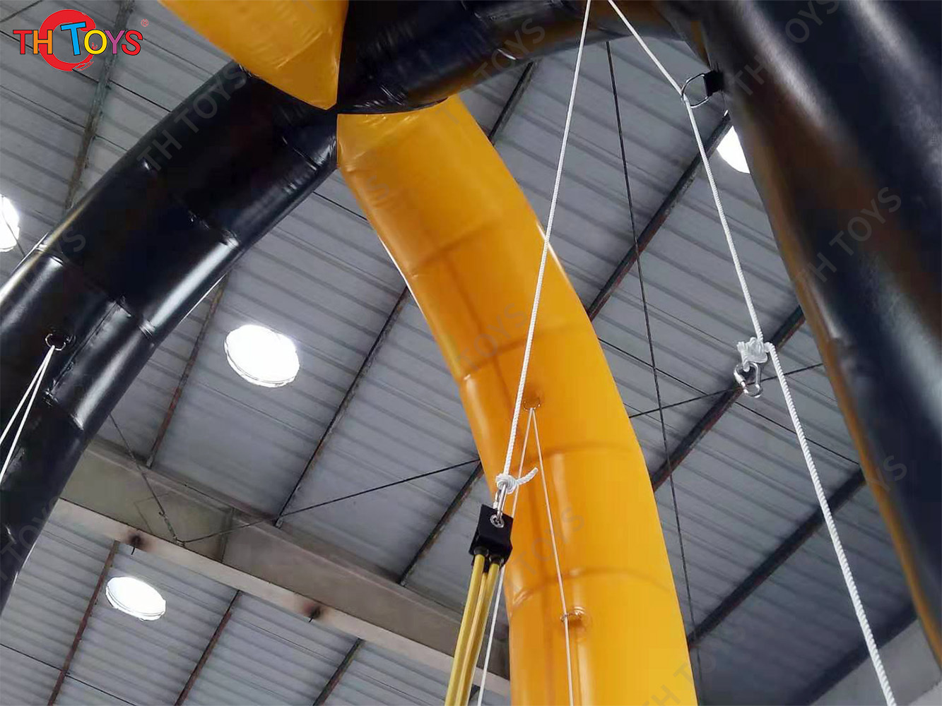 Inflatable Bungee Jump Game Airtight Inflatable Bounce Jumping Trampoline For Kids N Adults