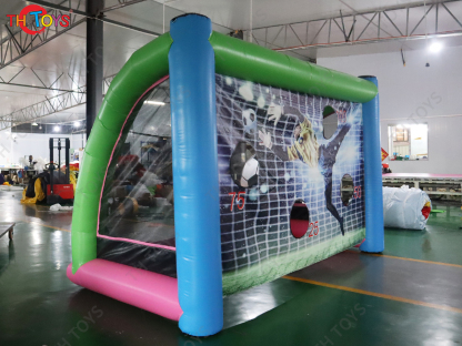 4x2.5m Optional Inflatable Football Shoot Out Game Inflatable Football Goal Carnival Sport Game Toys for Sale