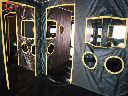 Custom inflatable Labyrinth Laser Tag Game Arena, commercial PVC Inflatable laser tag Maze for kids n adults