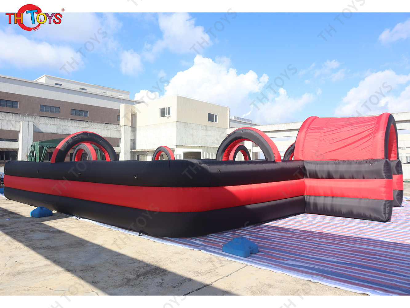 Inflatable maze arena, inflatable maze tag, big inflatable maze game durable inflatable puzzle labyrinth game