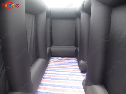 outdoor big inflatable haunted house escape room, full printing inflatable maze tag game course
