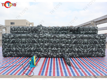 Large Outdoor Inflatable Laser Tag Maze Game Square Obstacle Course Commercial Labyrinth For Kids And Adults