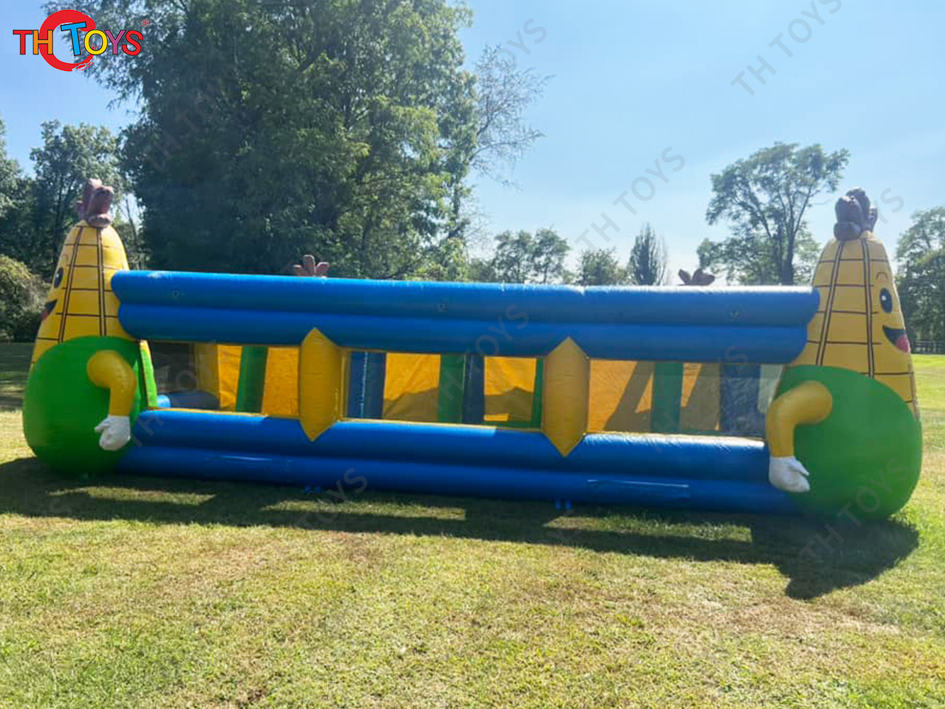 inflatable Halloween huanted house, customized inflatable corn maze Labyrinth arena laser tag games