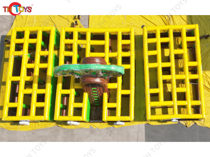 10x10m Custom Inflatable Maze Outdoor Inflatable Maze Labyrinth Obstacle Course with Blower