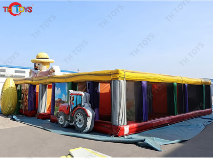 express shipment,customized inflatable Halloween Haunted house corn maze, outdoor Inflatable laser tag funny game labyrinth