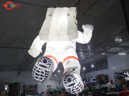 Outdoor Giant Inflatable Spaceman Inflatable Astronaut with led light for advertising
