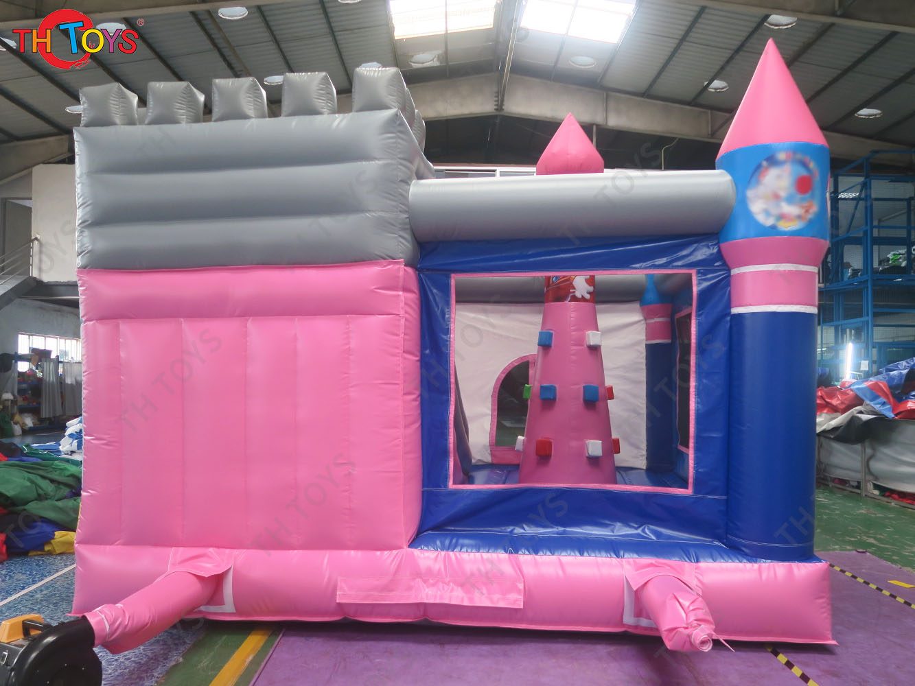 4.5x4m Elephant Bouncer Castle Durable Inflatable Slide Bounce House with Slide for Sale