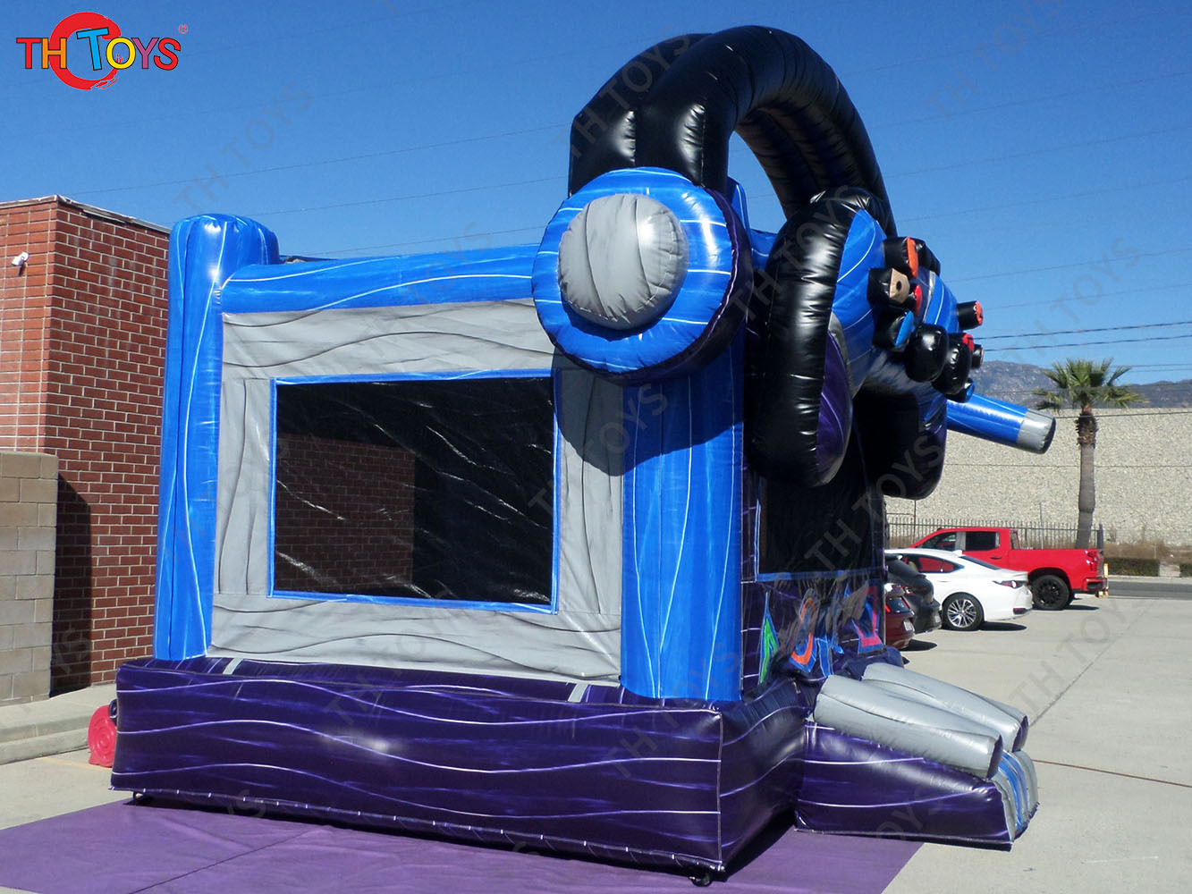 Dinosaur animal inflatable bouncy house, new style party rental inflatable jumper house for kids