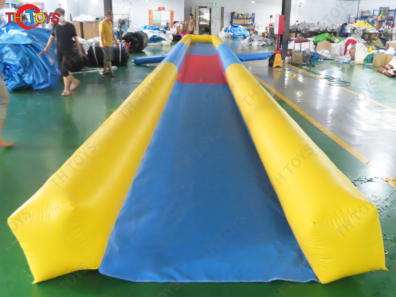 10m/15m/20m Custom Made Inflatable Slip Slides for Adults and Kids City Fun Playground Air Tight Inflatable Water Slide