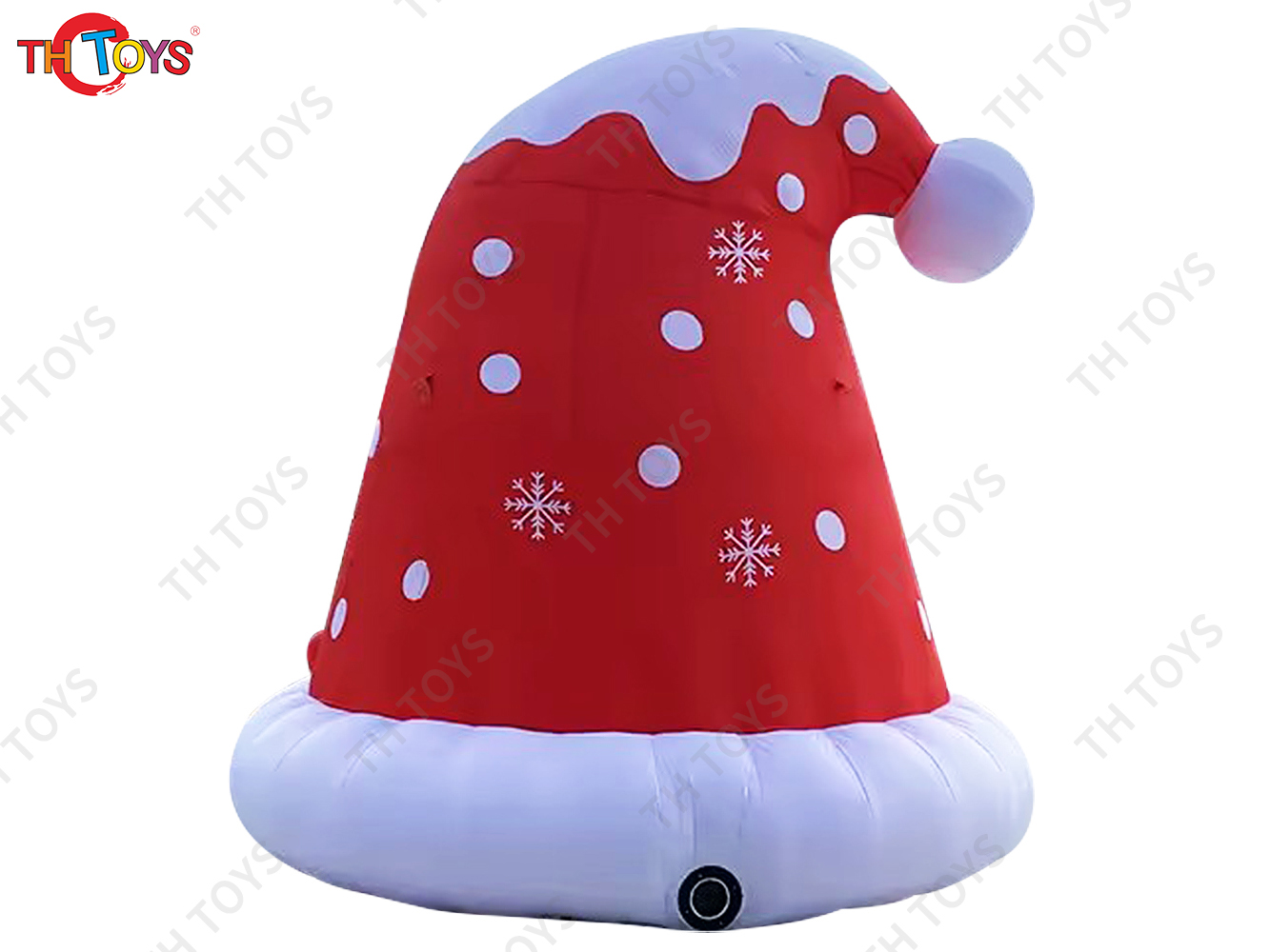 Santa hat shape Inflatable Christmas Hole Tent Christmas House for sale