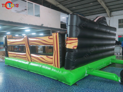 3 in 1 Mechanical Bull Riding Game Wipe Out Game Surfing Board Game With Same Base Inflatable Sport Carnival Games