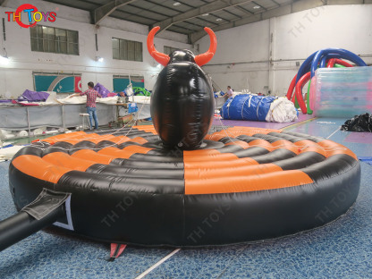 human inflatable bull ride game,pull-riding rodeo game inflatable, inflatable bull fighting carnival game