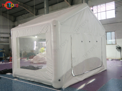 Large Inflatable Air Cube Tent for Outdoor Camping Portable Blow Up Air Tents House