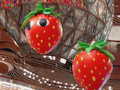Giant Inflatable Strawberry Balloon 3D Blow Up Strawberry Inflatables Air Balloon
