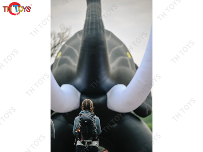 7x5x5m Inflatable Mammuth Tunnel Arch Inflatable Animal Helmet Entrance Tunnel For Sports Events