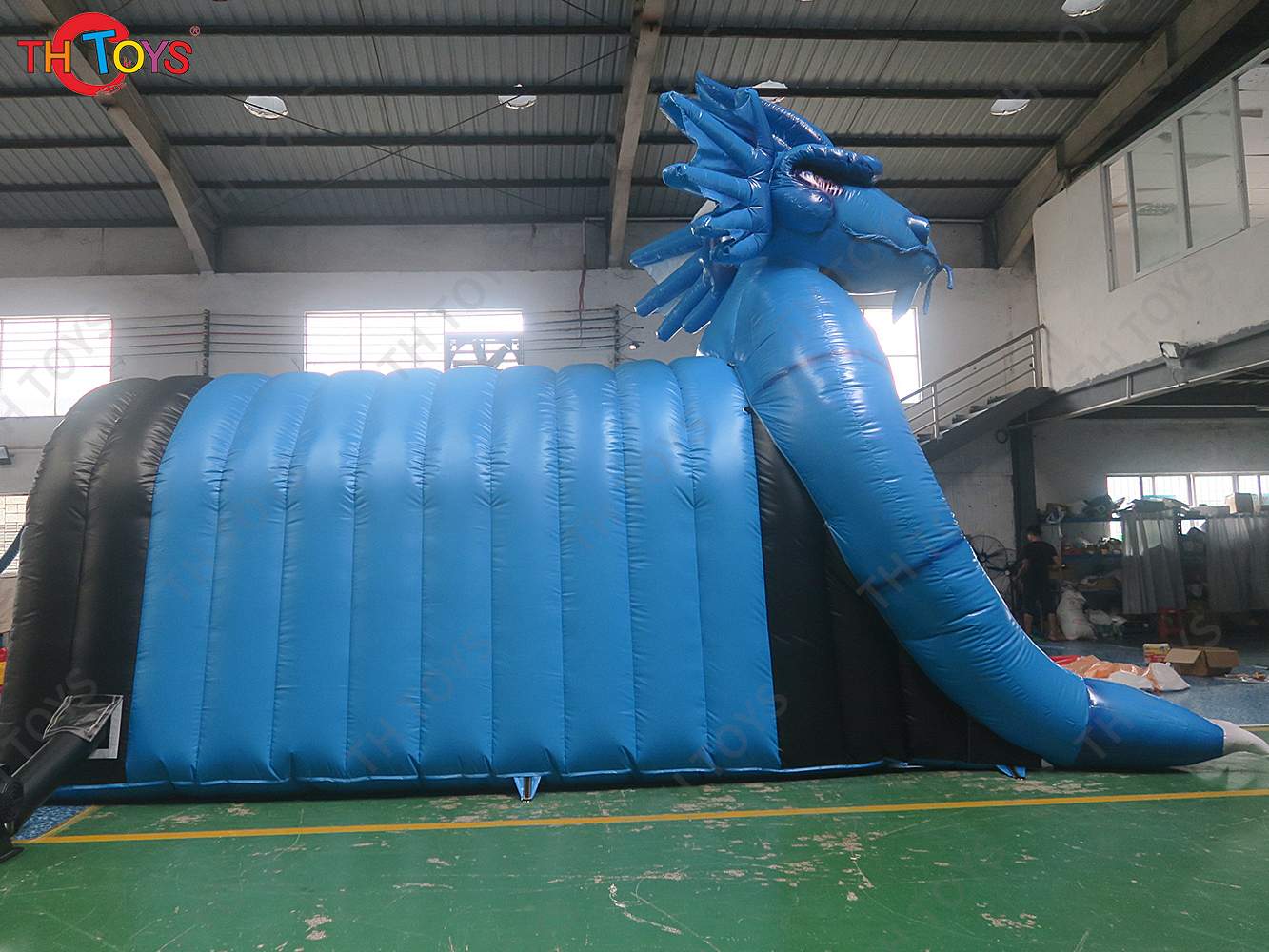 8x5m Inflatable Mammuth Tunnel Arch Inflatable Animal Helmet Entrance Tunnel For Sports Events