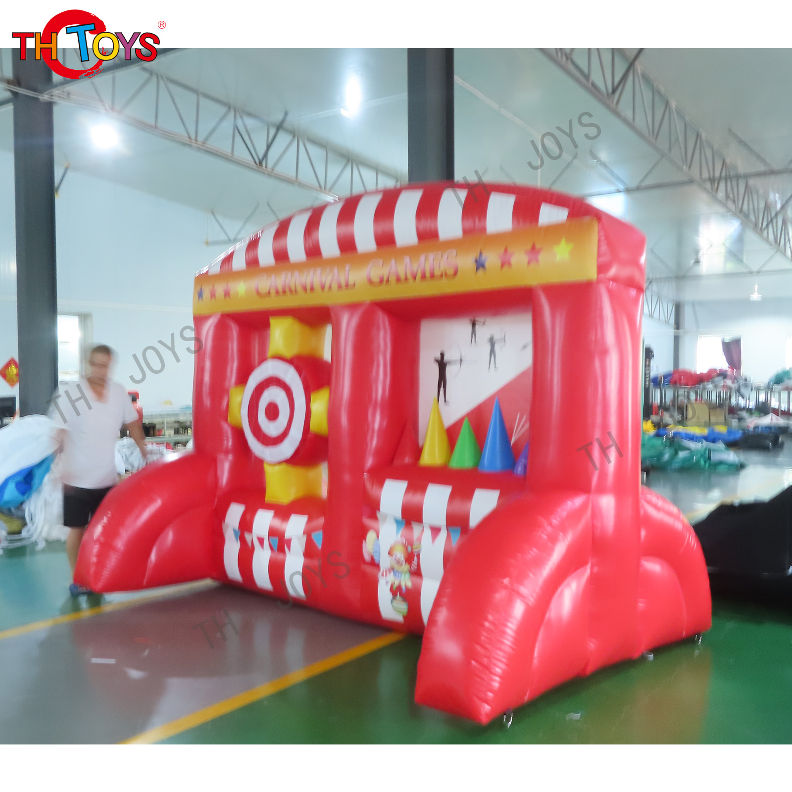 wild west inflatable carnival shootout game inflatable shooting gallery