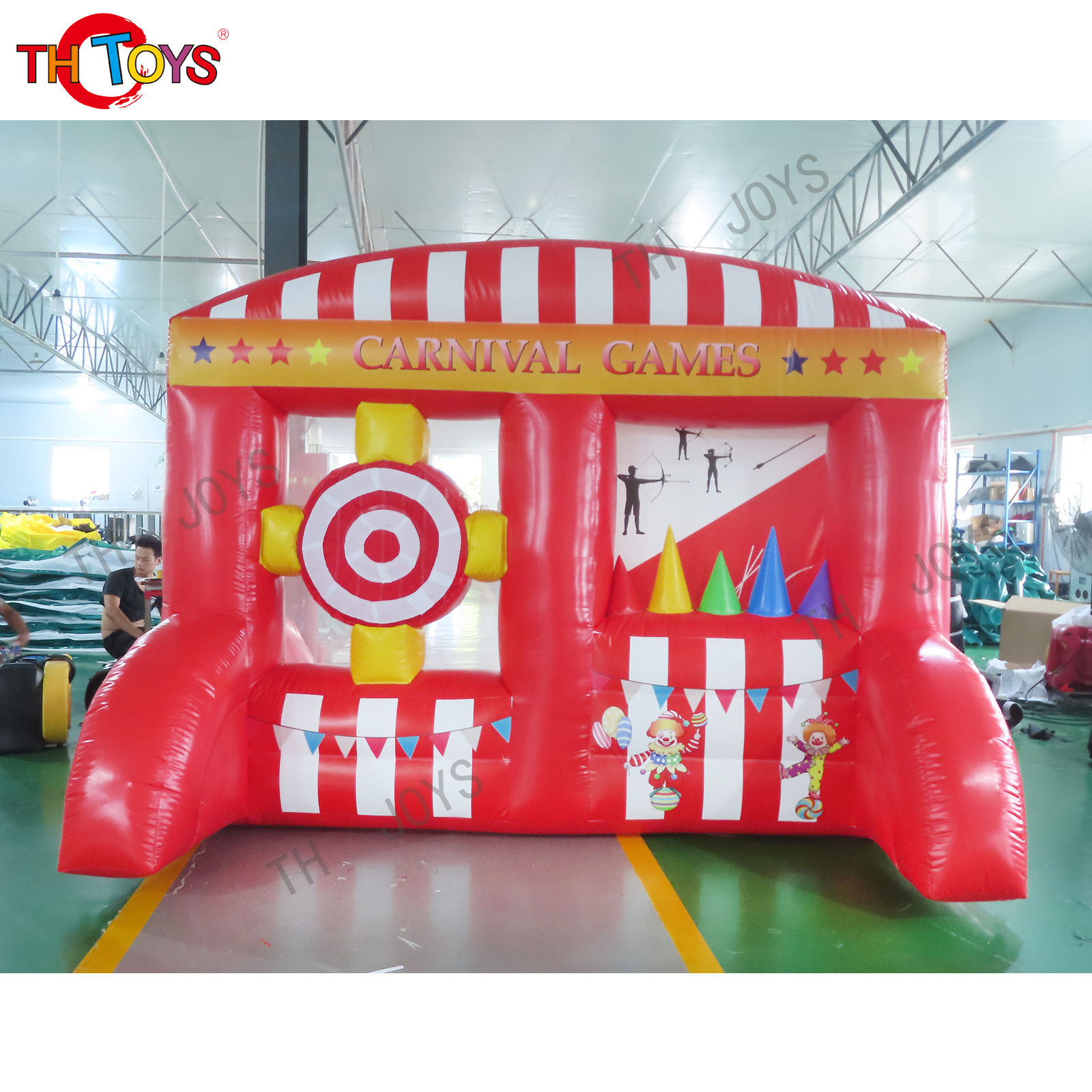 wild west inflatable carnival shootout game inflatable shooting gallery