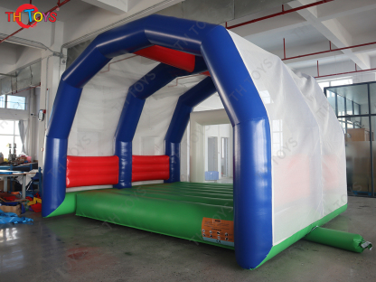 Bouncy Goalkeeper Sports Inflatables Commercial Inflatable Soccer Goal Football Shoot Out Game with Blower