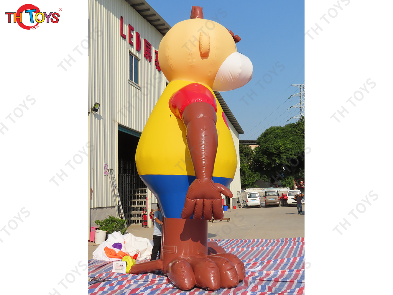 Advertising Giant Inflatable Monkey Model Cartoon Animals Characters For Sale