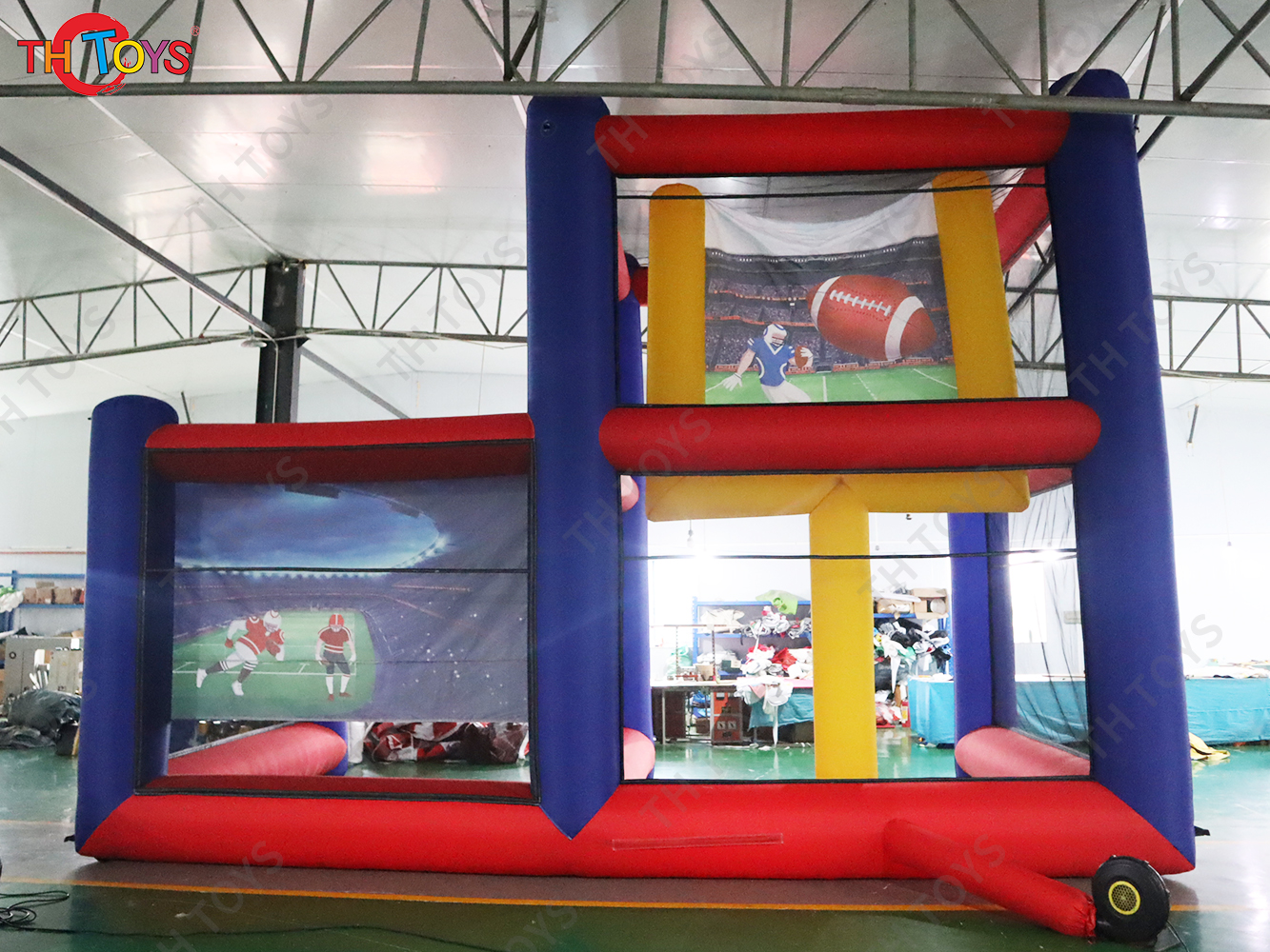 new design inflatable field goal challenge, inflatable rugby field goal,inflatable football toss game, inflatable shooting games