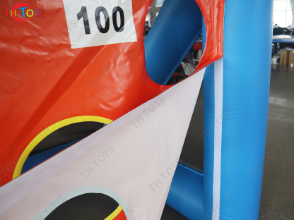 inflatable football soccer toss game,inflatable football target,inflatable soccer shooting goal