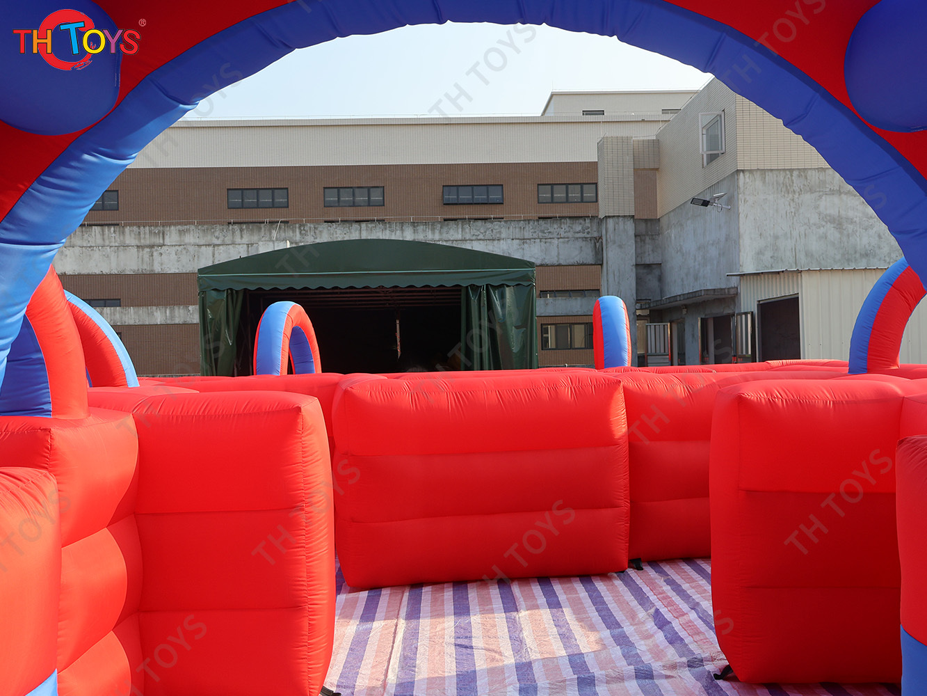 inflatable maze arena, inflatable maze tag, big inflatable maze game durable inflatable puzzle labyrinth game